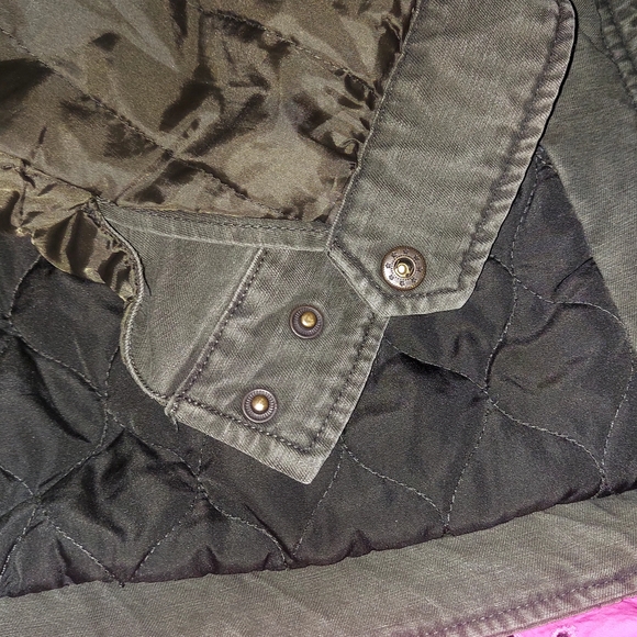 Levi's Military Style Olive Jacket Chesy24 Length 28 - Picture 5 of 10